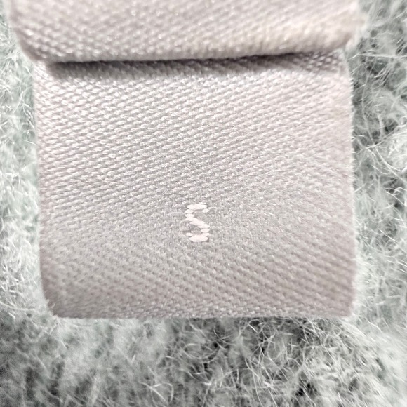 Vince Womens 100% Cashmere Crewneck Sweater Sage Green Small capsule minimalist - Picture 6 of 7